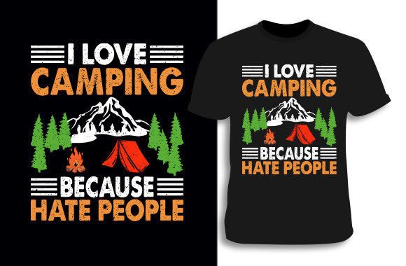 Camping T-shirt 11 Embroidery Review